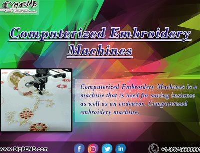 Computerized Embroidery Machines