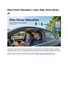 Ohio Driver Education: Learn Safe, Drive Smart
