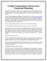 Crosby Corporation: Stress-Free Financial Planning