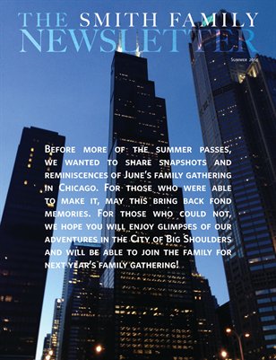 Family Newsletter Summer 2014