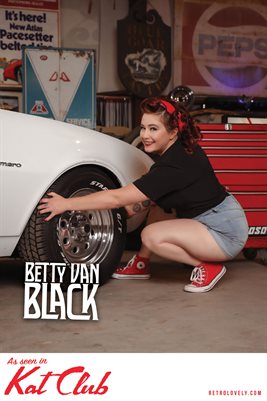 Kat Club No.68 – Betty Van Black - Back Cover Poster