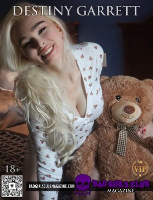 Destiny Garrett - Sexy Busty Blonde Florida Babe in Pajamas Does Very Naughty Bad Things to Her Teddy Bear - Watch and Learn!