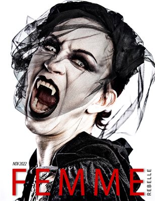 Femme Rebelle Magazine November 2022 REGULAR ISSUE - Mr Drew Photography Cover