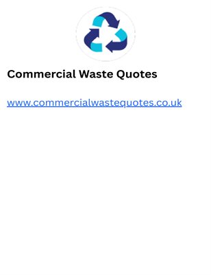 Commercial Waste Quotes