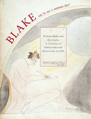 Blake/An Illustrated Quarterly vol. 51, no. 1 (summer 2017)