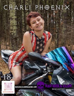  Charli Phoenix - Sexy Red Hair Tan Biker Babe is Ready to Get Naked and Ride for America in Honor of Red, White and Blue