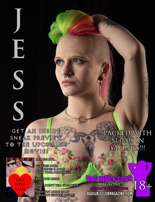 Jess Hulme - Sexy Busty Punk Blonde Princess Biker Babe with Tattoos Shows You Her Freak Side & Smoking Hot Scorching Body