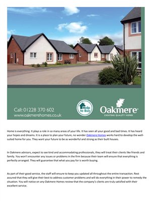 Oakmere Home Advisors Bright Future