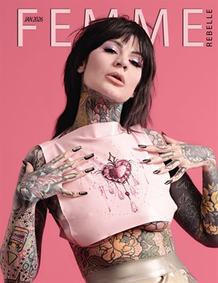 Femme Rebelle Magazine January 2026 - Adrian Hartop Cover