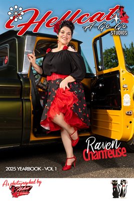 Hellcat A-Go-Go Yearbook 2025 Vol 1 Raven Chanteuse Cover Poster