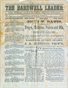 MARCH 20, 1886, THE BARDWELL LEADER, NEWSPAPER, BARDWELL, KENTUCKY