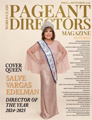 World Class Pageant Directors Magazine, Issue 2, Salve Vargas Edelman