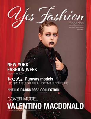 Yes Fashion Magazine, Issue #67 v6, New York Fashion Week, September 2025, Mila Hoffman Couture