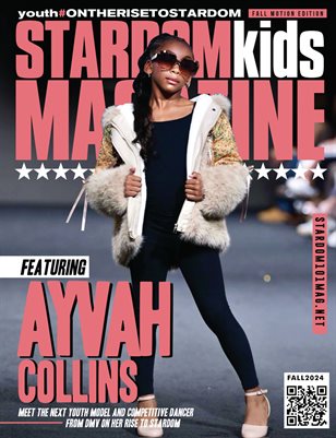 StardomKids Magazine Ayvah Collins (OCT)