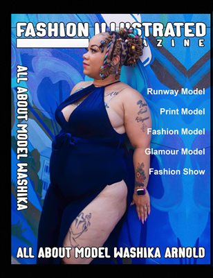 Fashion Illustrated Magazine All About Model Washika Arnold