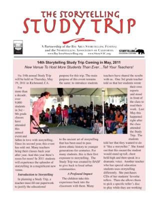 Introducing the Storytelling STUDY TRIP for youth