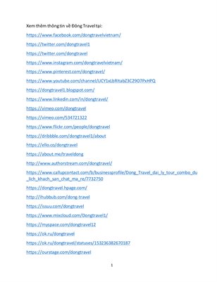 Thông tin về Đông Travel