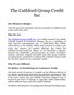 The Cathford Group Credit Inc