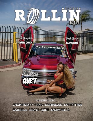 Rollin Magazine Issue 126 Cover Model Que'T 