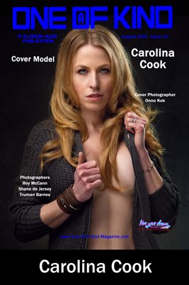 ONE OF A KIND MAGAZINE COVER POSTER- Cover Model Carolina Cook - August 2020