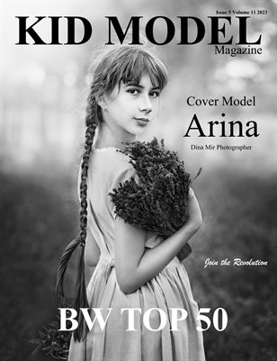 Kid Model Magazine BW Top 50 Issue 5 Volume 11 2023