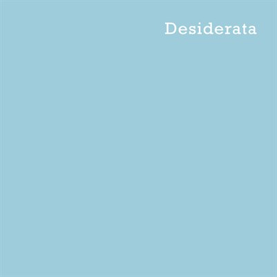 Desiderata