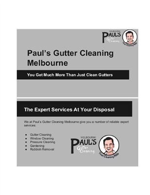 Paul's Gutter Cleaning Melbourne