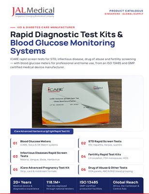 JAL Medical | Rapid Diagnostic Test Kits & Blood Glucose Meters
