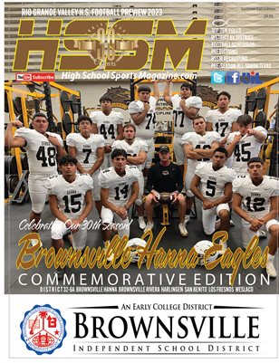 2023 HSSM Football Preview Brownsville Hanna Cover Commemorative Edition