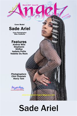 ENCHANTED ANGELZ MAGAZINE COVER POSTER - Cover Poster Sade Ariel - March 2021