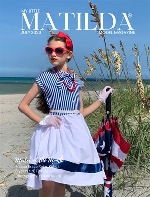 Matilda Model Magazine Cover Model Milana Grace Rojas Kulida