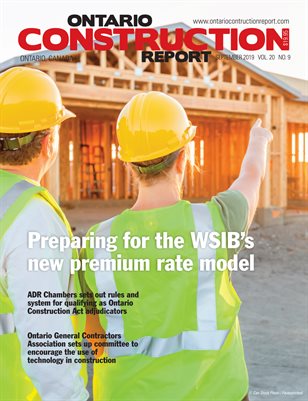 Ontario Construction Report (September 2019)
