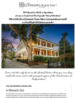 Mansions for Weddings in Charleston