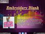 Embroidery Blank