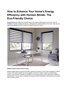 How to Enhance Your Home's Energy Efficiency with Horizon Blinds: The Eco-Friendly Choice