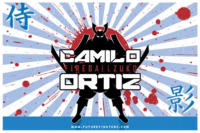 Camilo Ortiz Samurai Name Design Poster
