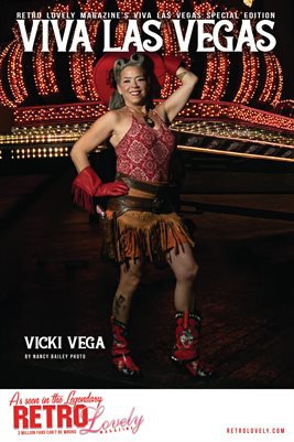 2026 Retro Lovely, Viva Las-Vegas VOL-12, Vicki Vega Cover Poster