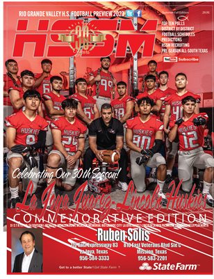 2023 HSSM Football Preview LJ Juarez-Lincoln Commemorative Edition