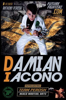 Damian Iacono Yellow Grunge Poster