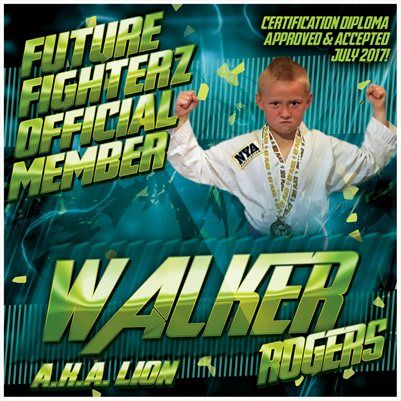 Walker Rogers Diploma Pic 8x8