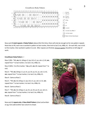 Crossflower Shawl - MIDDLE INSERT ONLY