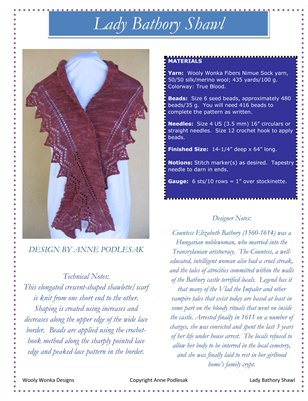 Lady Bathory Shawl