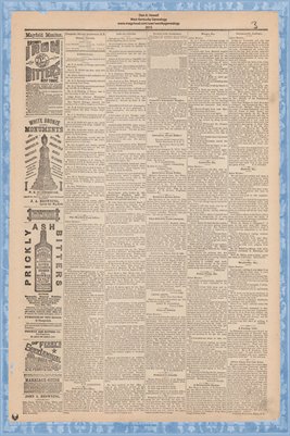 (PAGES 3-4) Mayfield Monitor, March 6 1885, Graves County, Kentucky