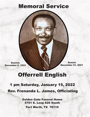 O English Obit