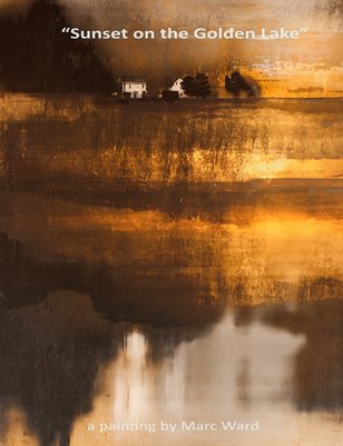 Sunset on a Golden Lake
