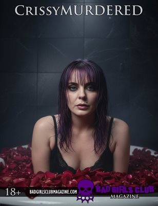 CrissyMurdered - Sexy Busty Purple Hair Goth Babe Welcomes You to Bathe with Her in a Bath of Roses