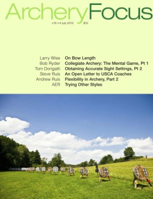 Archery Focus Magazine Vol 16 no 4
