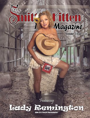 Smitten Kitten Pinup Magazine Cover 2 Lady Remington September 2024 Volume 3 Issue 33