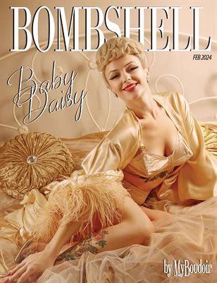 BOMBSHELL Magazine February 2024 REG ISSUE - Baby Daisy Cover