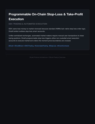 Programmable On-Chain Stop-Loss & Take-Profit Execution